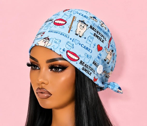 Brushing Smiles Scrub Cap